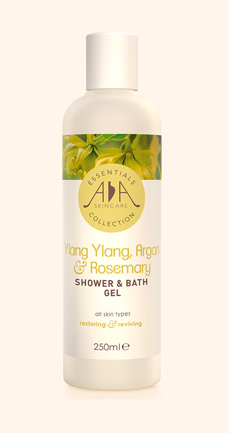 Ylang Ylang, Argan & Rosemary Shower & Bath Gel Single